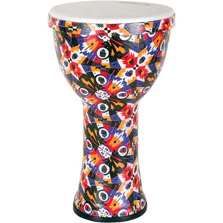 Rhythm Tech Rhythm Village Benkadi Club Series 9 in. Djembe 17 x 8 in. Benkadi Burst