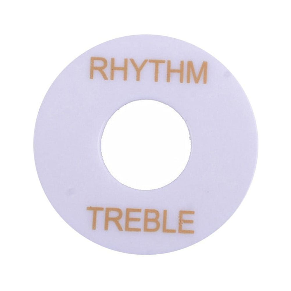 Rhythm/Treble Selector Switch Ring For Gibson Les Paul Guitar, White