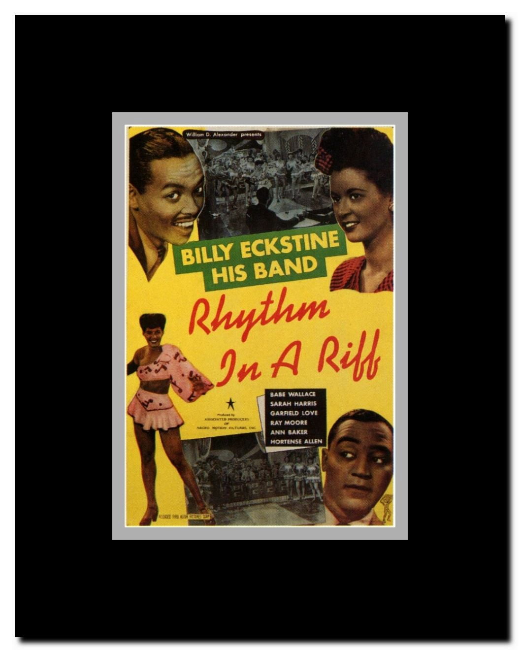 Rhythm in a Riff Framed Movie Poster