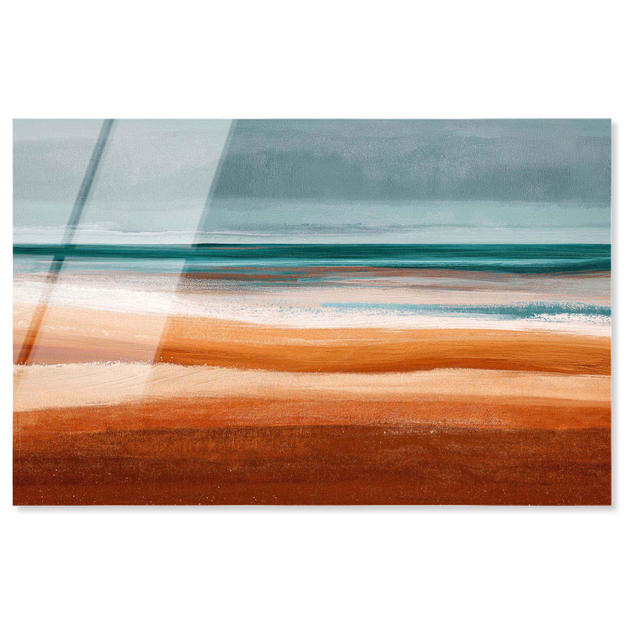 Rhythm of the Waves II Acrylic Print Coastal Bathroom Art by Art Remedy ...
