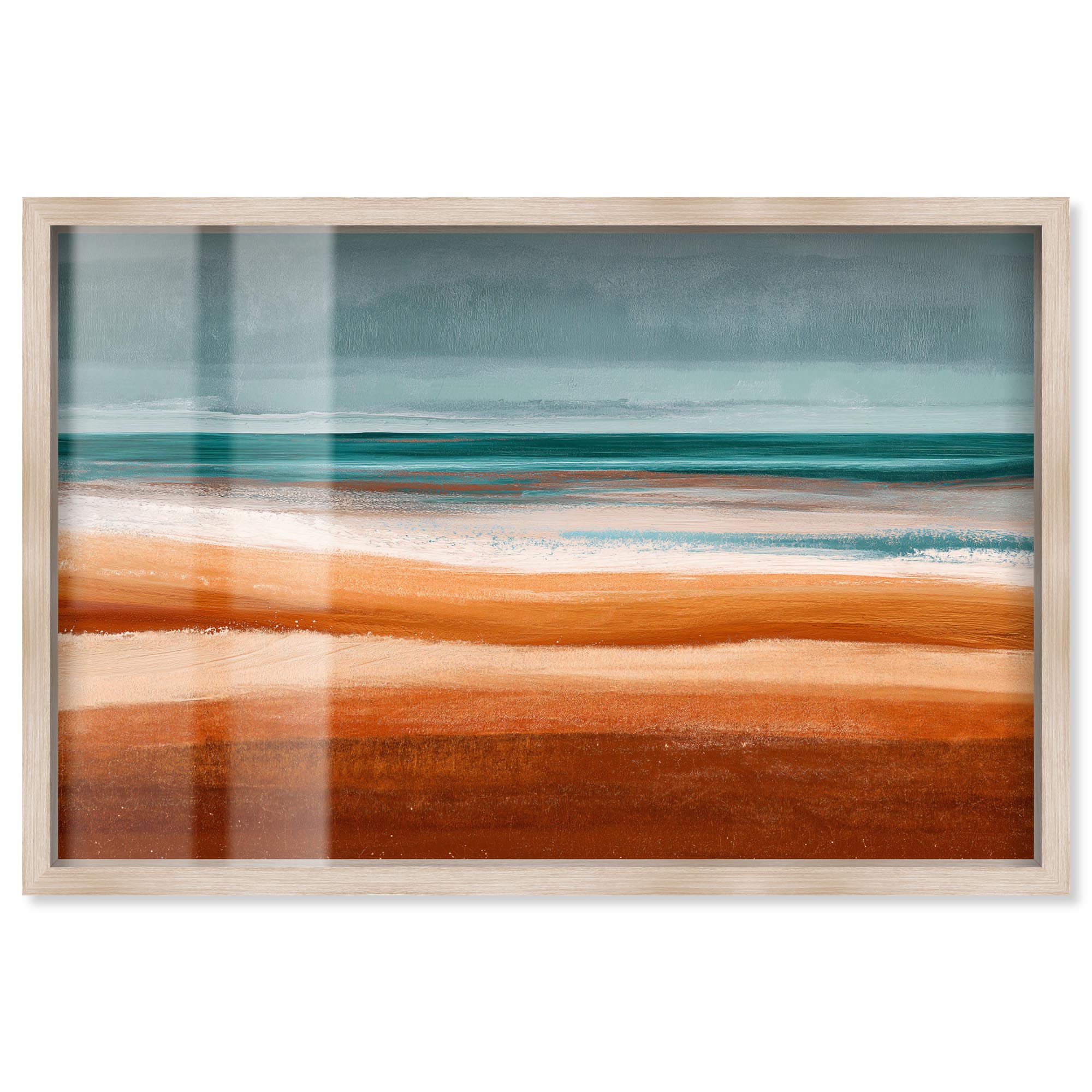 Rhythm of the Waves II Shadowbox Print Coastal Bathroom Art by Art ...