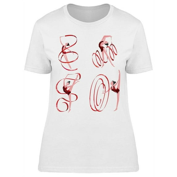 Rhythmic Gymnastics With Tape T-Shirt Women -Image by Shutterstock, Female 3X-Large