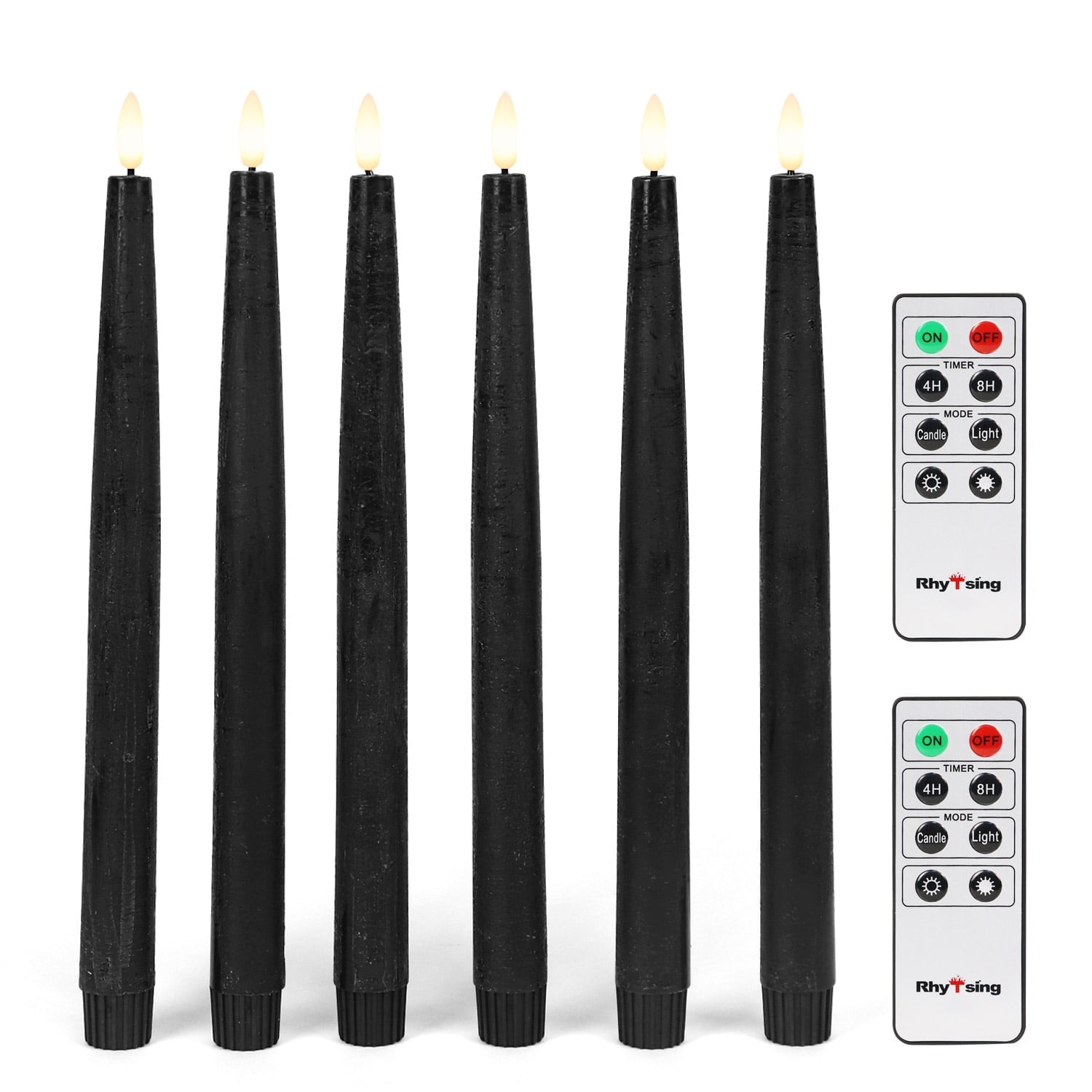 Flameless Candles 9-Pack Fairy String Lights LED Candles,360 Degree...