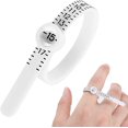 thumbnail image 1 of Ri-ngs Sizer With Magnifier - Soft Finger Diameters Sizing Tools - R-ings Measurement Tool - Fast Measuring Ri-ngs Diameters (11cmx0.8cm/4.3inx0.3in), 1 of 5