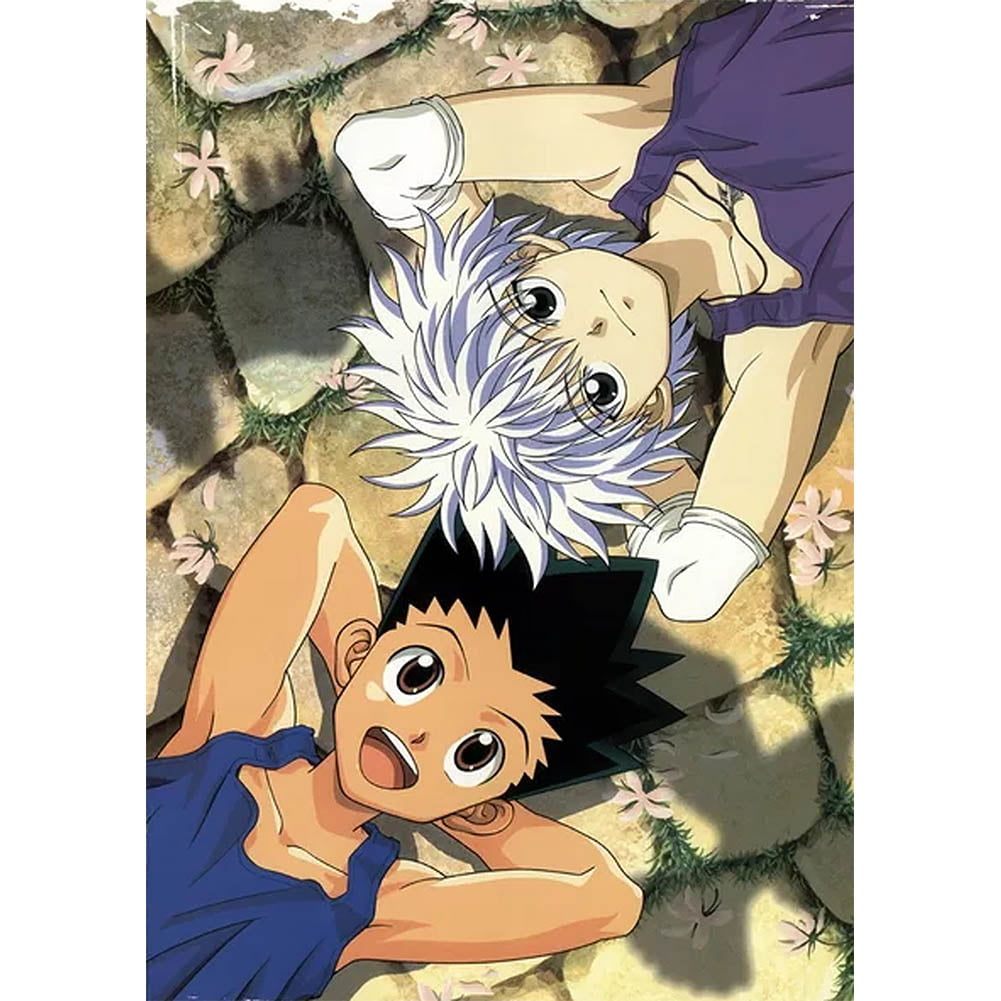 Anime Painting Of Gon And Killua From Hunter x Hunter