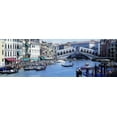 thumbnail image 1 of Rialto Bridge & Grand Canal Venice Italy Poster Print (18 x 6), 1 of 1