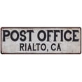 thumbnail image 1 of Rialto, Ca Post Office Metal Sign Vintage 6x18 106180011282, 1 of 1