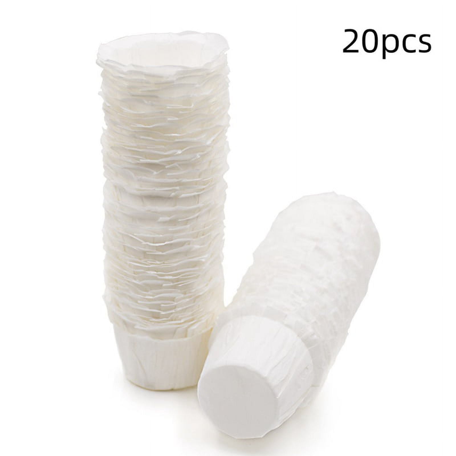 Riapawel 20/50/100Pcs Disposable Filter Paper Cup Coffee Filter Paper