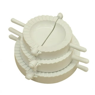 PIPETPET Dumpling Maker, 4 Pcs Empanada Press Mold, Extra Non Stick Pastry  Mat and Dough Cut, Making Pies, Dumplings, Wontons, Pot Stickers, Etc,  (3/3.74/4.9/6 in) 