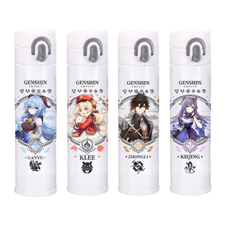 Riapawel Anime Theme Cartoon 304 Stainless Steel Thermos Cup Outdoor Sports  Portable Water Bottles Drinking Cup
