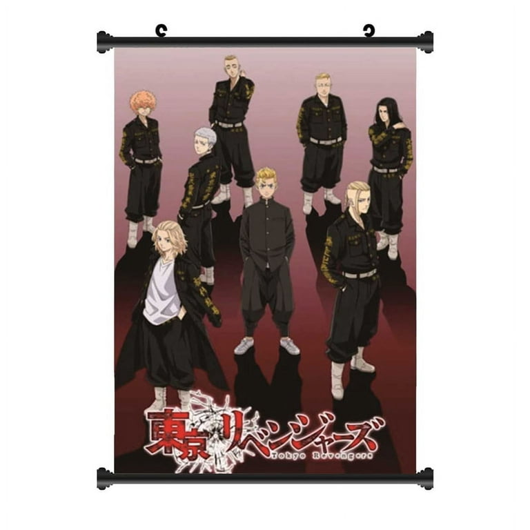 Riapawel Anime Tokyo Revengers Wall Scroll Poster, 7.9 x 11.8 Inch