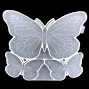 Riapawel Butterfly Silicone Mold Epoxy Mold For Making Butterfly Ornament Diy Silicone Resin Casting Molds For Party Decoration