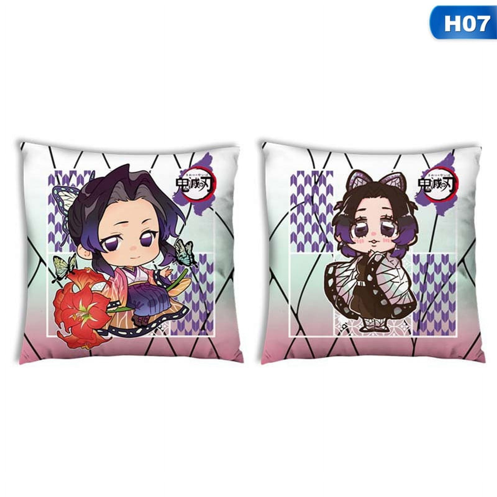 Riapawel Demon Slayer Pillow Cover 18x18 Inch Cartoon Character Printed  Pillowcase Car Sofa Cushion Cover Gift for Anime Fans(Nezuko 01) -  Walmart.com