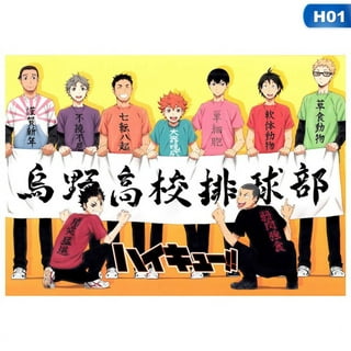 Quadro decorativo Poster Asas Haikyu Anime De volei Arte para sala quarto  em Promoção na Americanas