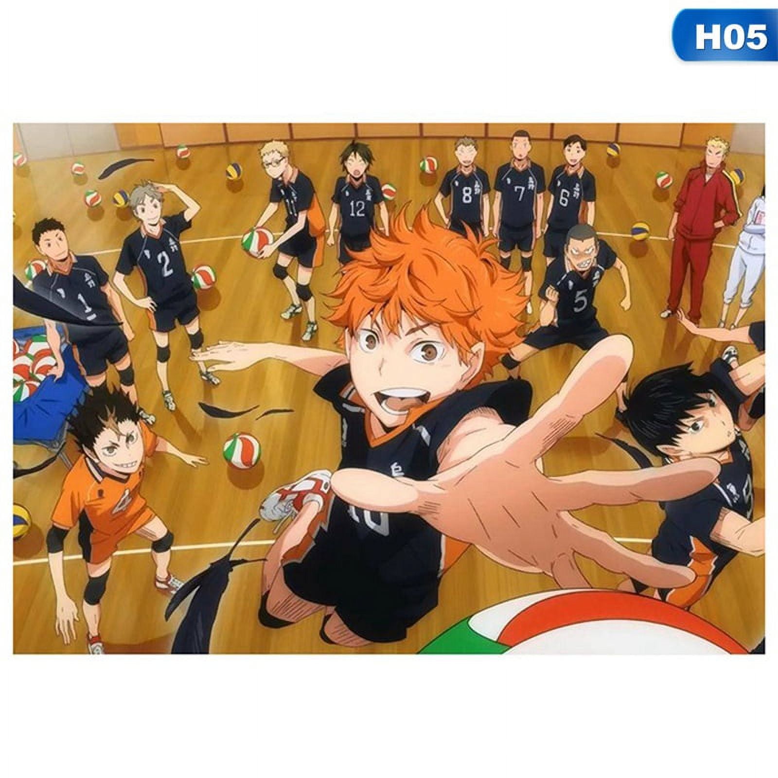 Riapawel Japanese Anime Theme Poster,Cool Anime Haikyuu Wall Art Print  Decor Posters Suitable for Boys Home Bedrooms Living Rooms  etc.16.5\x11.8\ 