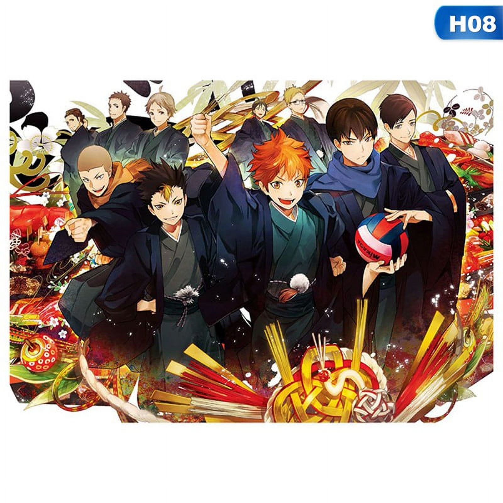 Riapawel Japanese Anime Theme Poster,Cool Anime Haikyuu Wall Art Print  Decor Posters Suitable for Boys Home Bedrooms Living Rooms  etc.16.5\x11.8\ 