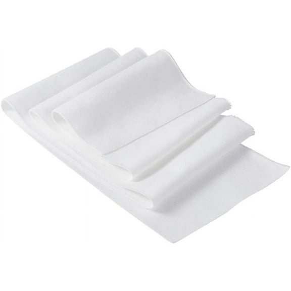 Rib Cuff Fabric 39x6inch Stretch Fine Ribbing Knit Fabric White Elastic Knit Material for DIY