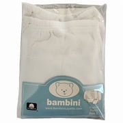 Rib Knit White Infant Training Pants 4 Pack   Super Absorbent Cotton Training Underwear for Toddlers, Sizes 2 4 Size 3