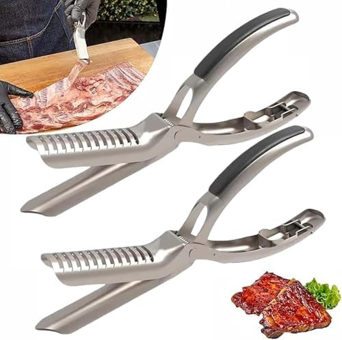 Rib Membrane Removal Tool, Stainless Steel Rib Prep Tool Pro 2.0, BBQ ...