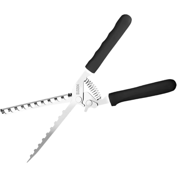 Rib Membrane Removal Tool, Sturdy and Easy-to-Use Rib Prep Tool, Kitchen Gadget for BBQ, Picnic, and Outdoor Cooking (Black)