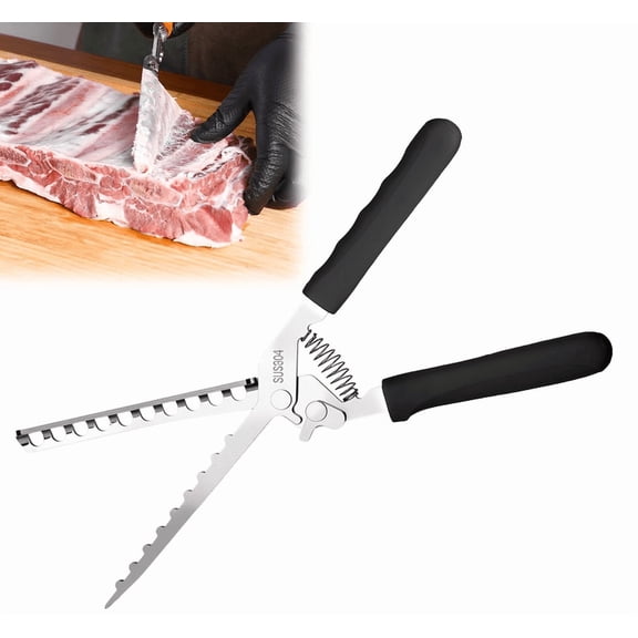 New Ribs Membrane Removal Tool- 300g BBQ Rib Skinner With Ergonomic Handle, Ribb Prep Membrane Remover | Heat-Resistant Gadget, Membranee Remove BBQ Utensils