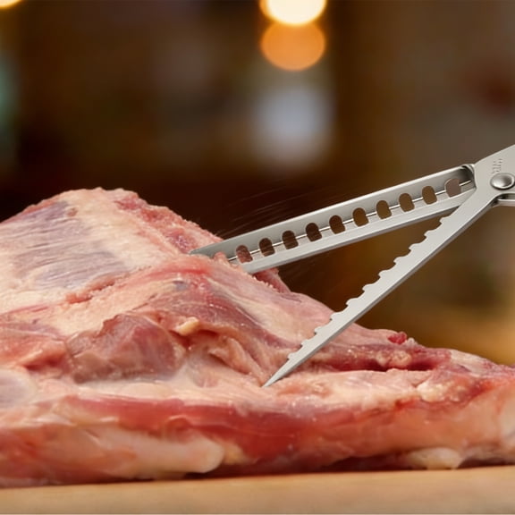 Rib Membrane Remover Stainless Steel Tool Kit Curved Blade Bbq Rib Skinner for Trimming Fat Loosening Skin for Poultry Beef Ergonomic Handle Grilling Accessories Dishwasher Safe