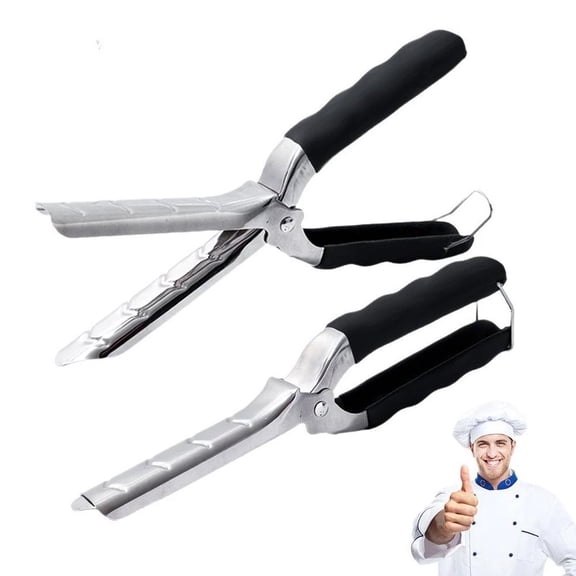 Rib Membrane Remover Tool,Stainless Steel Rib Membrane Remover with Ergonomic Full-Rubber Handle, Barbecue Tool Grilling Accessories for Effortless BBQ Ribs Prep,Pork Ribs Skinner and Meat