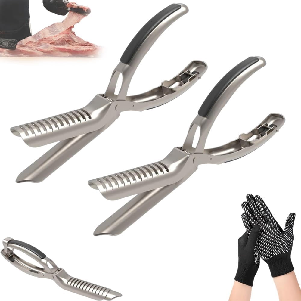 Rib Prep Tool Membrane Remover for BBQ Enthusiasts, Stainless Steel Rib ...