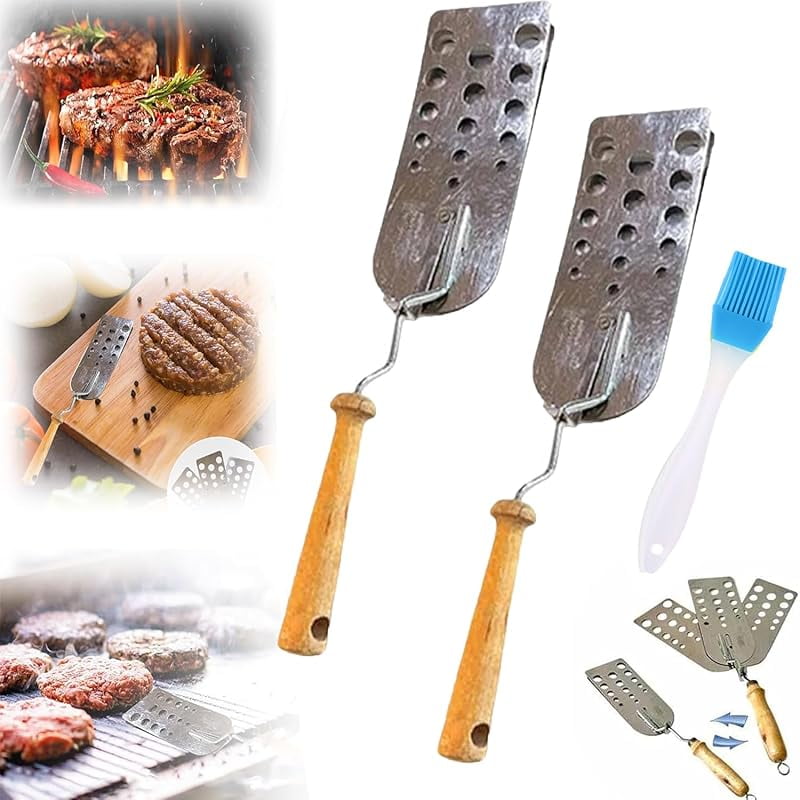 Rib Prep Tool, Rib Membrane Remover Stainless Steel Tool Kit, BBQ Rib ...