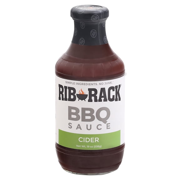 Rib Rack Campfire Cider Barbecue Sauce 19 oz (Pack Of 6)