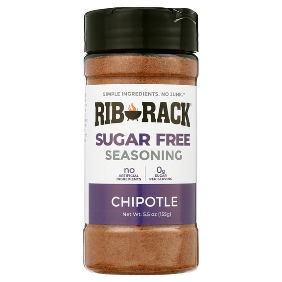 Rib Rack Chipotle Sugar Free Seasoning, 5.5 oz