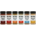 Rib Rack Dry Spice MMF7 Rub Variety Pack, 6 Count Meat Seasoning for