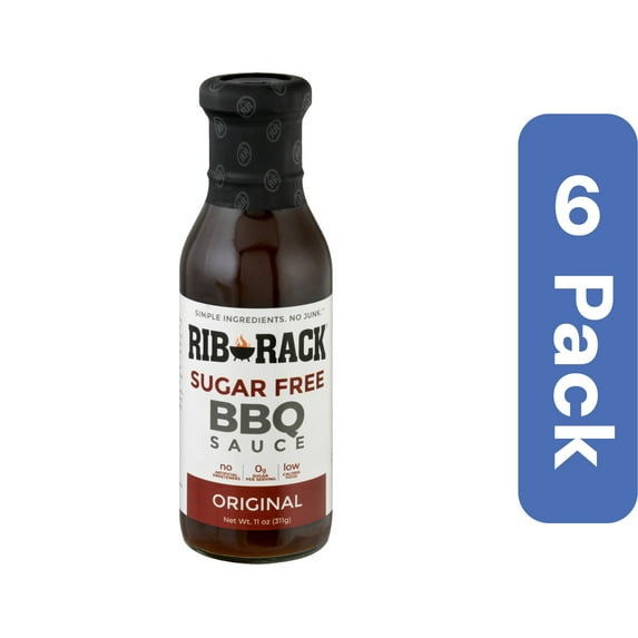 Rib Rack Original BBQ Sauce 11 oz (Pack Of 6)