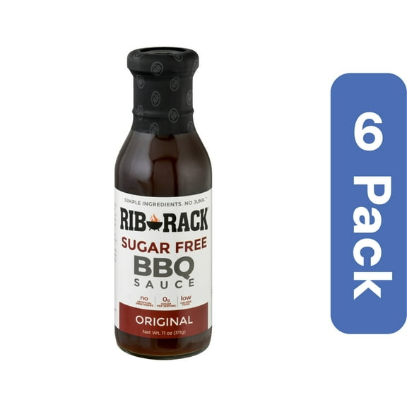 Rib Rack Original BBQ Sauce 11 oz (Pack Of 6)