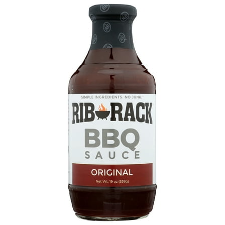 Rib Rack Original BBQ Sauce, 19 oz