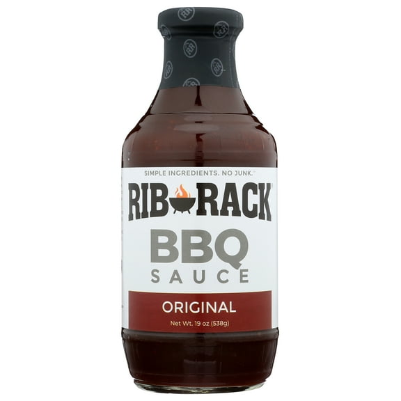 Rib Rack Original BBQ Sauce, 19 oz