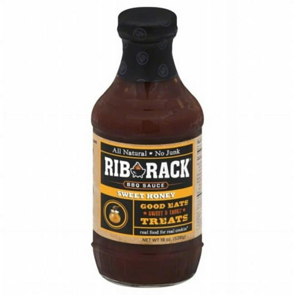 Rib Rack RIB RACK SAUCE BBQ SWT HNY-19 OZ - Pack of 6