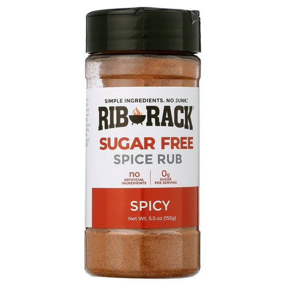 Rib Rack Spicy Sugar Free Seasoning, 5.5 oz