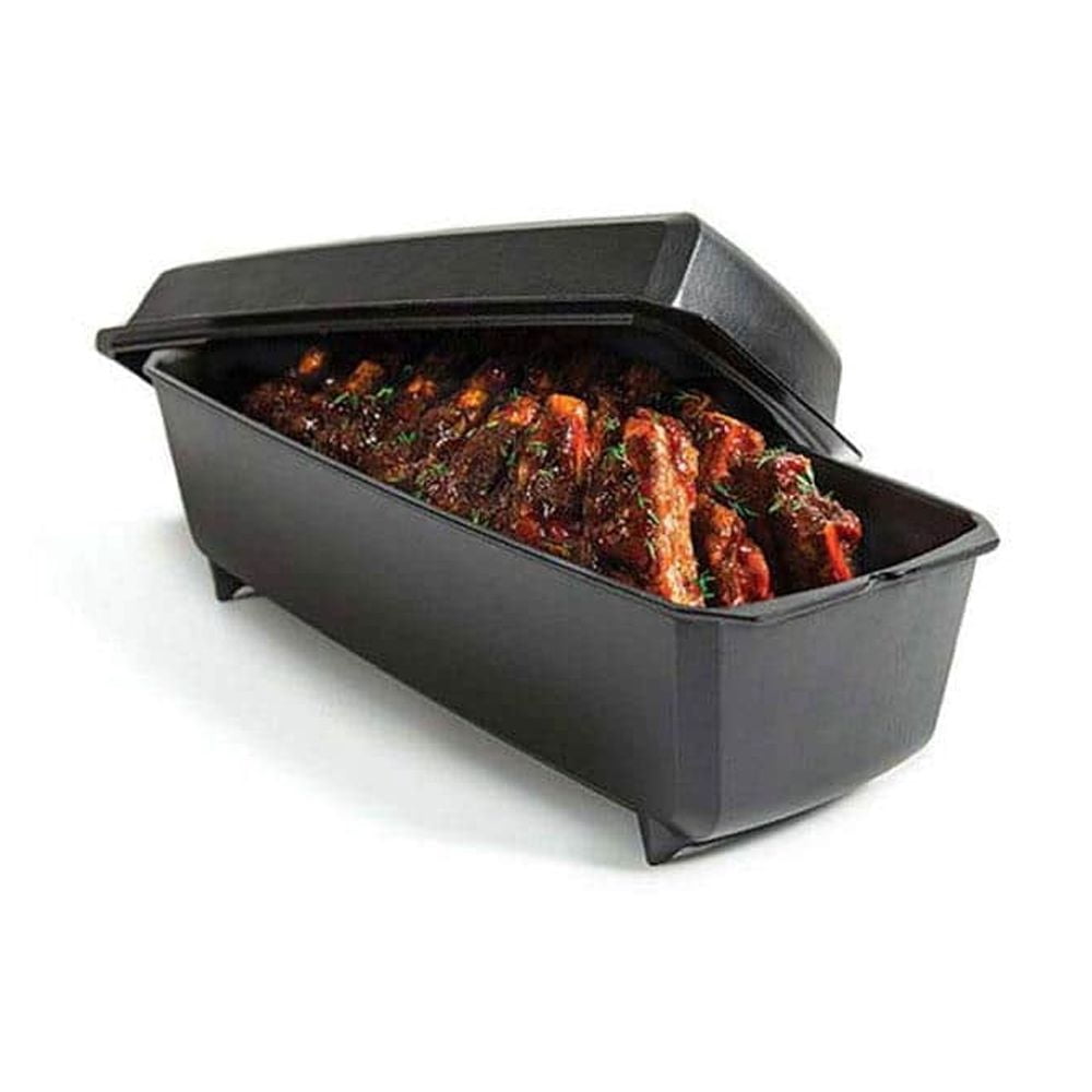 Rib Roaster Cast Iron 2-Piece - Walmart.com