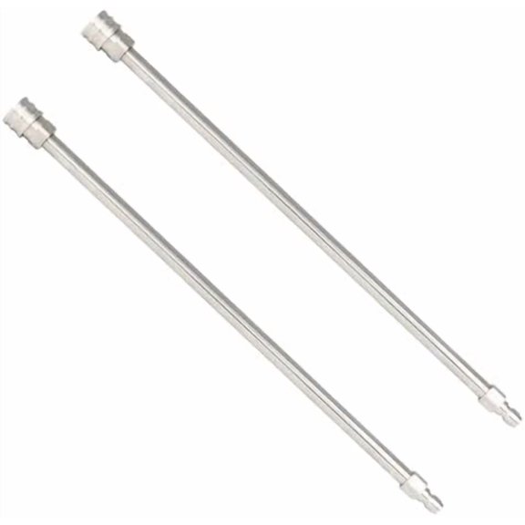 RibRave Pressure Washer Extension Wand, 17 Inch Stainless Steel Power Washer Lance, 1/4 Inch Quick Connect Power Washer Extension Wand, 2 Pack