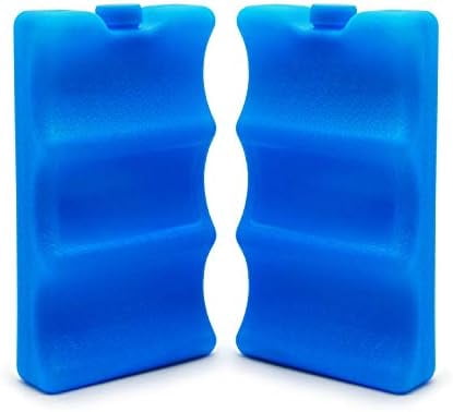 RibRave Reusable Ice Packs for Cooler, Long Lasting Breastmilk Bottle Storage, Freezer Packs Can Cooler for Lunch Boxes, Beer Soda, Camping