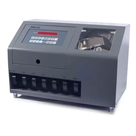 Ribao Technology CS-600B 7-Pocket High Quality Coin Speed Counter & Sorter