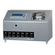 Ribao Technology CS-610S+PRO 7-Pocket Heavy Duty Coin Counter and Sorter