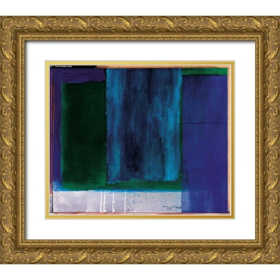 Ribas, Jaume 23x20 Gold Ornate Wood Framed with Double Matting Museum Art Print Titled - Hours of the Day II