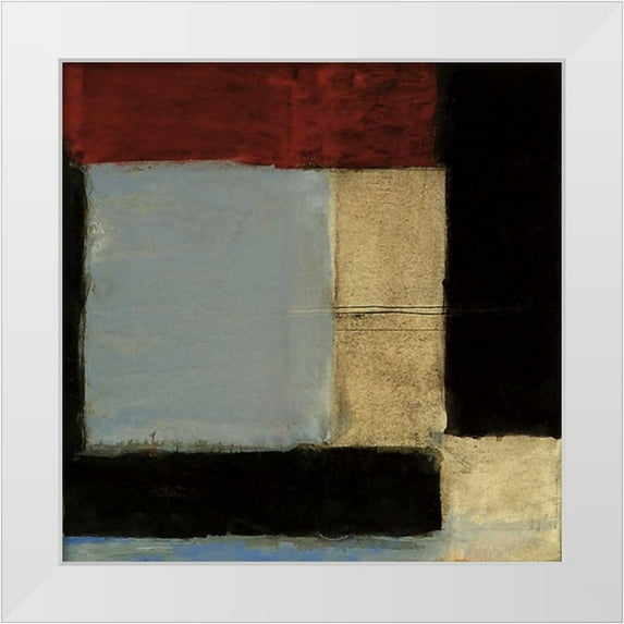 Ribas, Jaume 26x26 White Modern Wood Framed Museum Art Print Titled - Inner Profile III