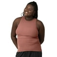 thumbnail image 1 of Kindred Bravely Ribbed Racerback Nursing Tank Top | Women's Sleeveless Breastfeeding Shirt (Redwood, Large), 1 of 6