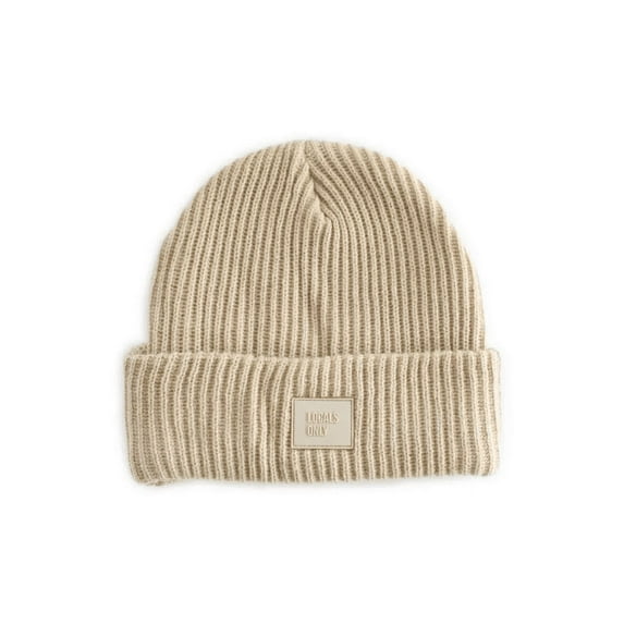 Ribbed Beanie Hat - Oatmeal