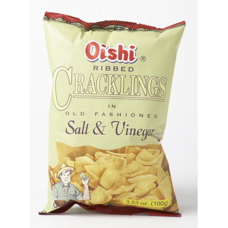 Ribbed Cracklings Salt and Vinegar 3.53 Oz 100g