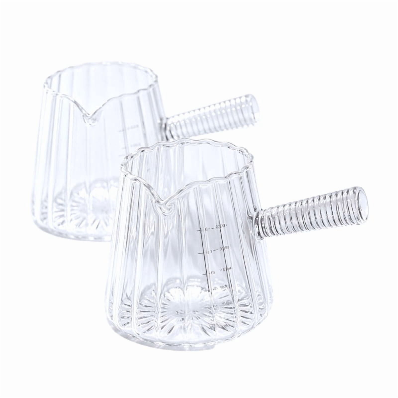 Glass Coffee Measuring Set for Clean Milk Pouring and Daily Use ...