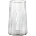 thumbnail image 1 of Ribbed Glass Vase Blue, 1 of 1